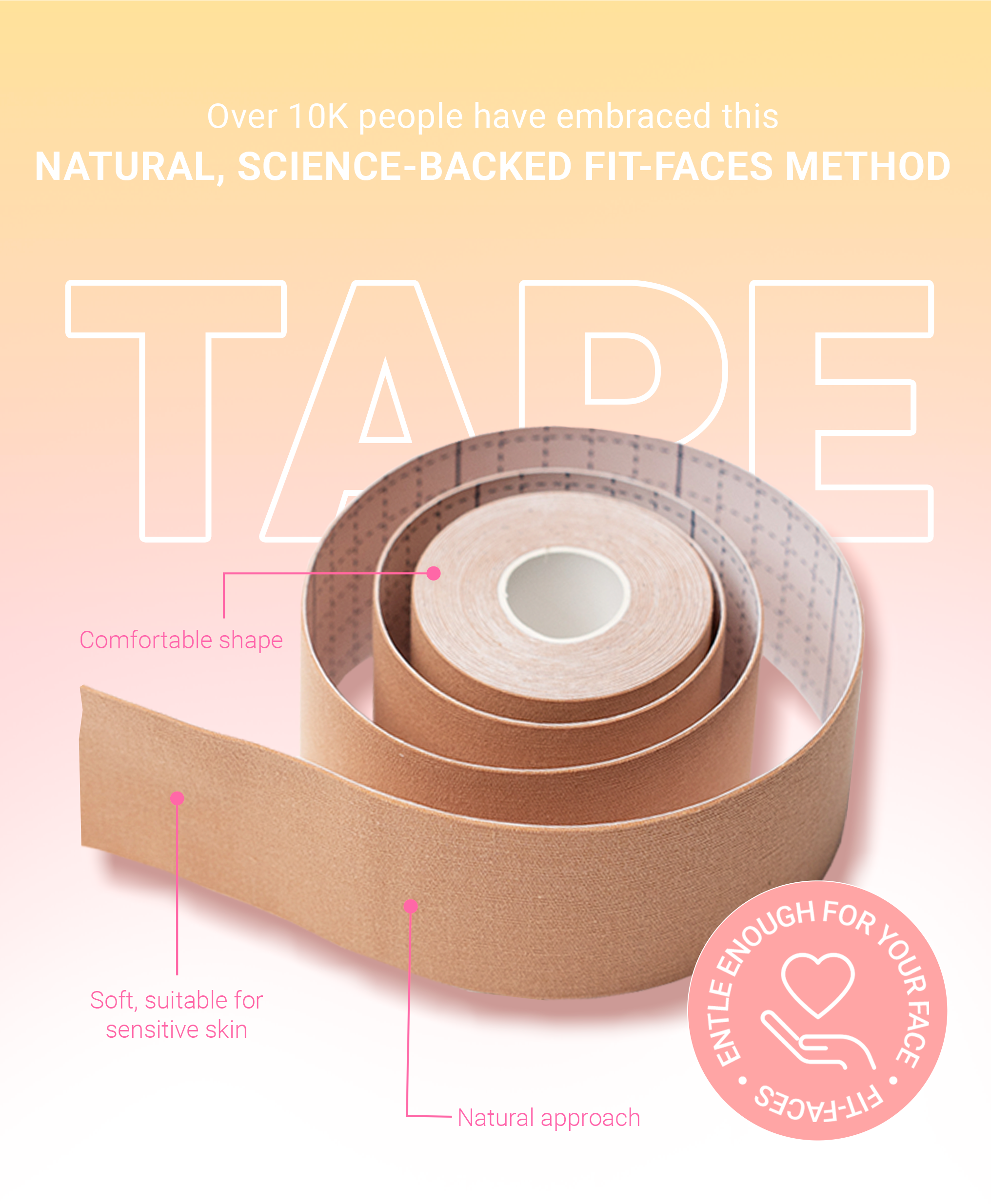FIT-FACES FACIAL KINESIO TAPE – GOODDESS LTD
