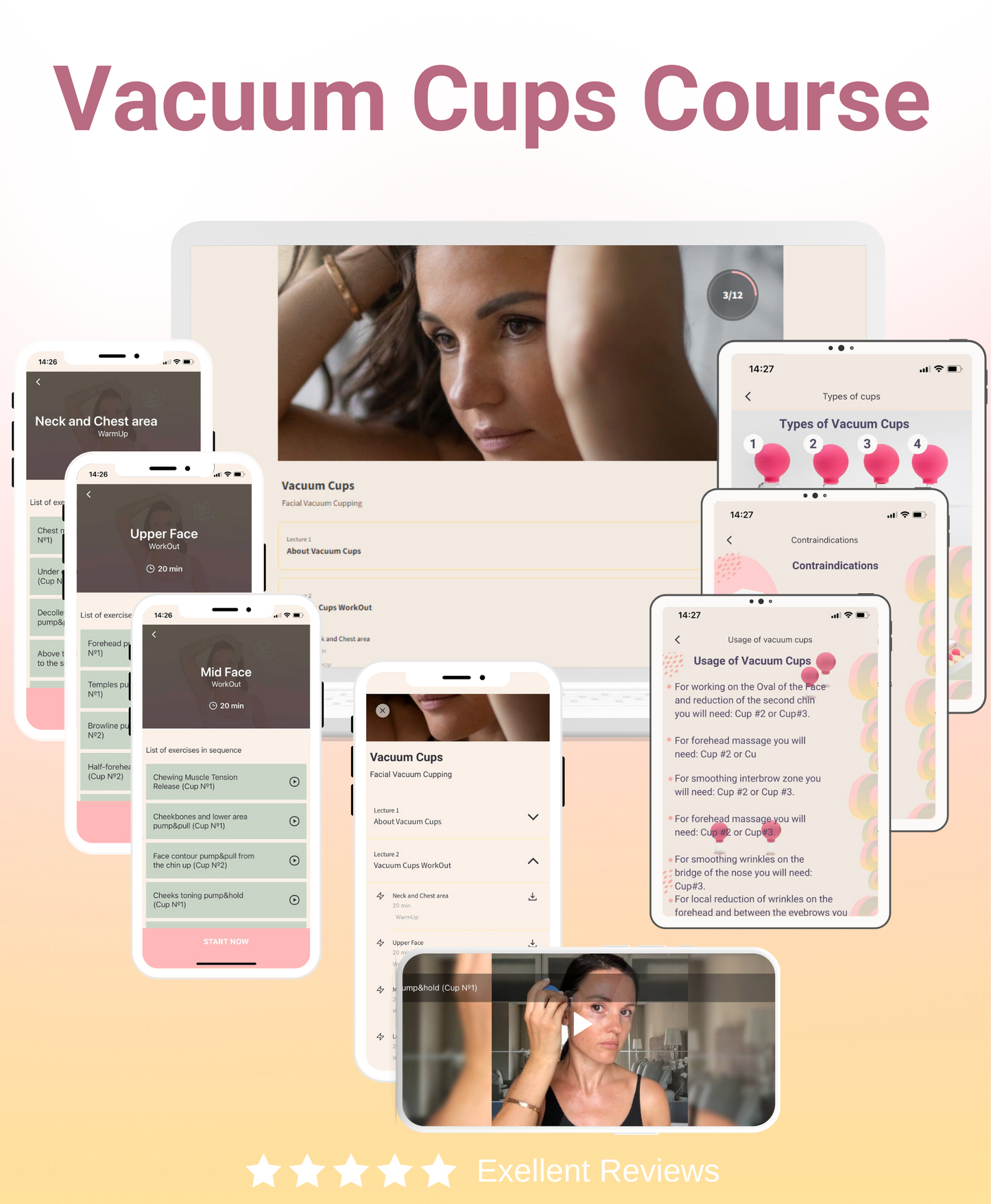 FACIAL VACUUM CUPS COURSE